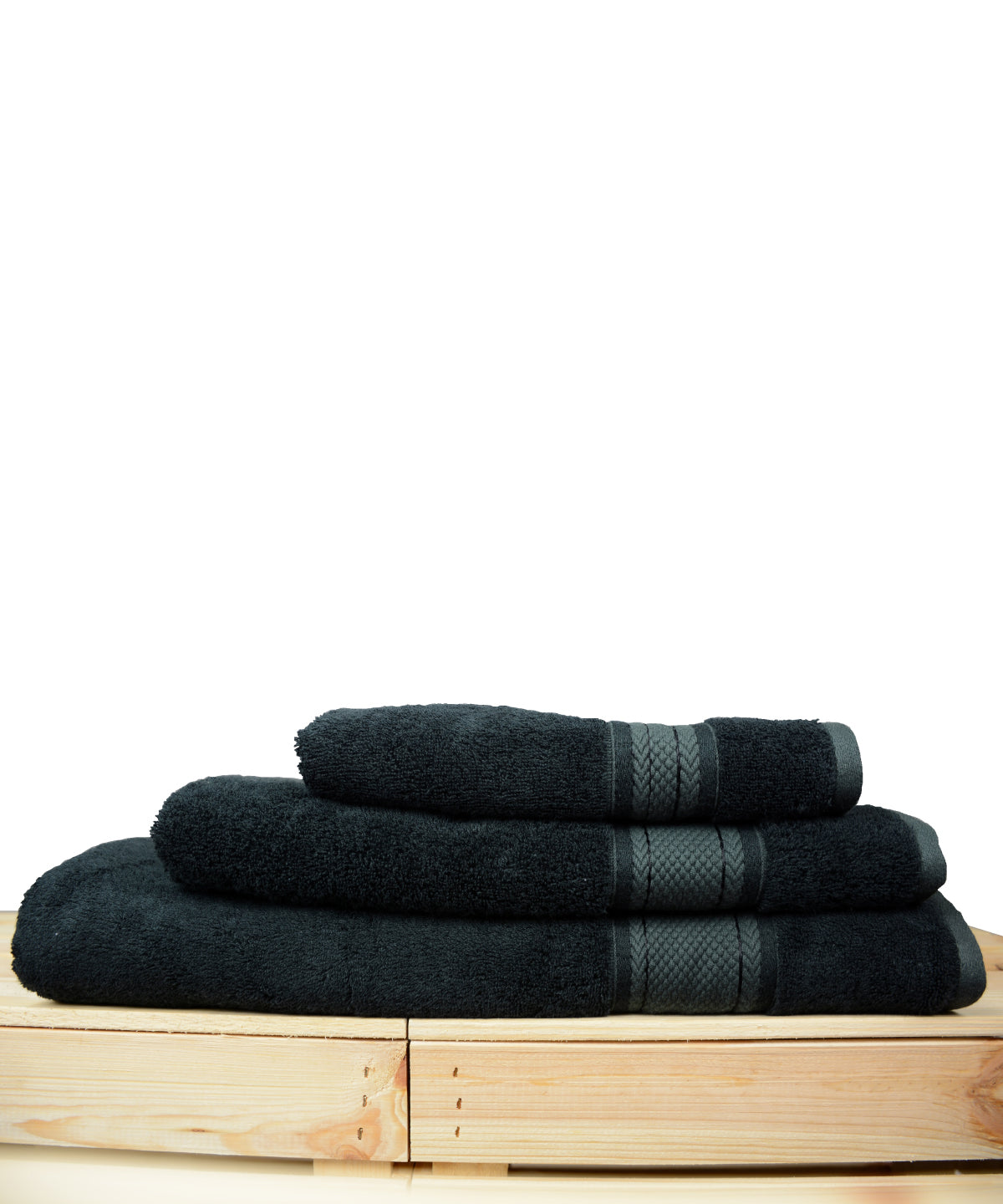 Personalised Towels - Black A&R Towels ARTG® Bamboo nature towel