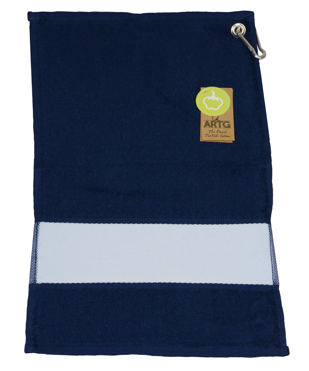 Personalised Towels - Navy A&R Towels ARTG® SUBLI-Me® golf towel