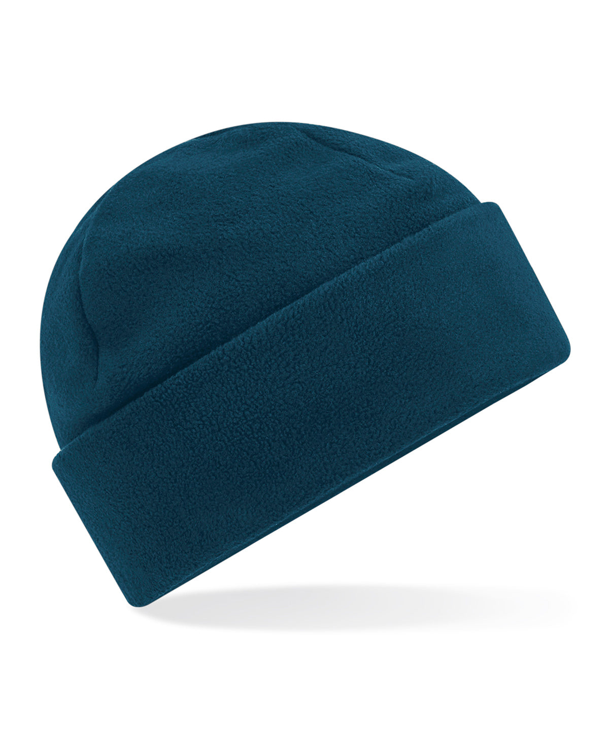 Personalised Hats - Dark Blue Beechfield Recycled fleece cuffed beanie