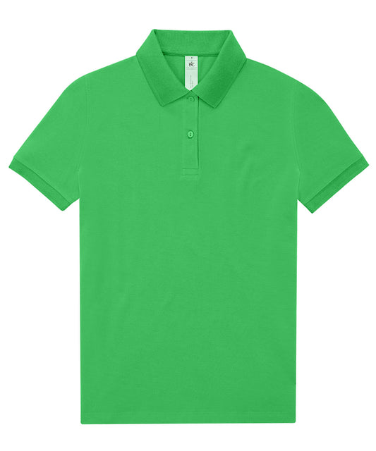 Personalised Polo Shirts - Mid Green B&C Collection B&C My Polo 180 /Women