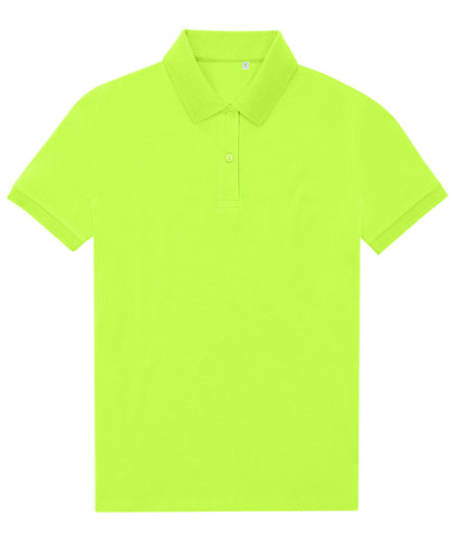 Personalised Polo Shirts - Lime B&C Collection B&C My Eco Polo 65/35 /Women