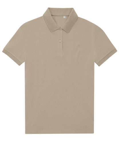 Personalised Polo Shirts - Dark Brown B&C Collection B&C My Eco Polo 65/35 /Women