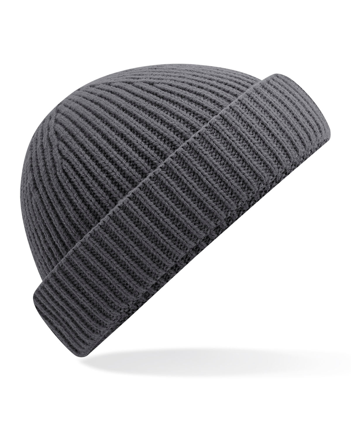 Personalised Hats - Dark Grey Beechfield Harbour beanie