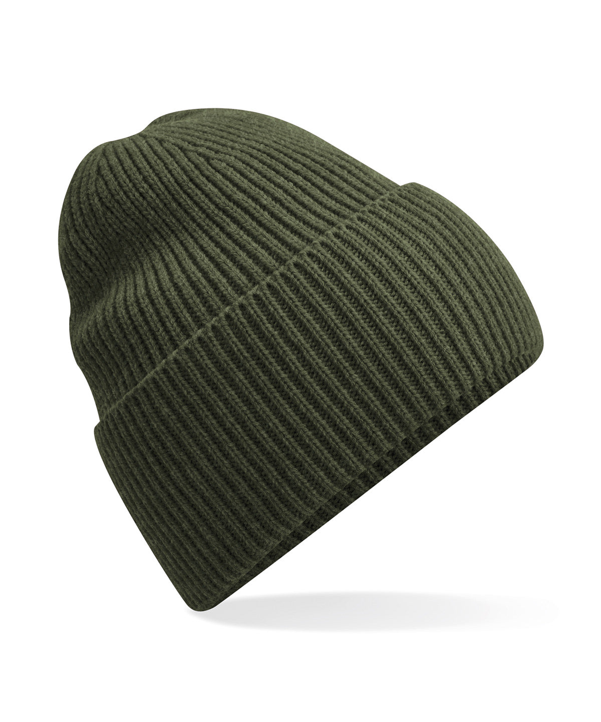 Personalised Hats - Navy Beechfield Oversized cuffed beanie