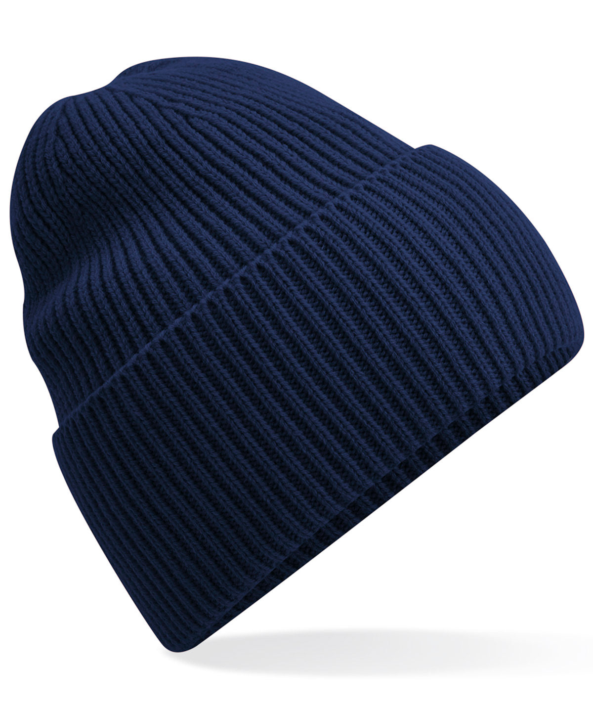 Personalised Hats - Dark Brown Beechfield Oversized cuffed beanie