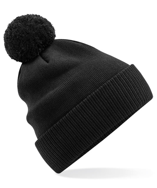 Personalised Hats - Black Beechfield Organic cotton Snowstar® beanie
