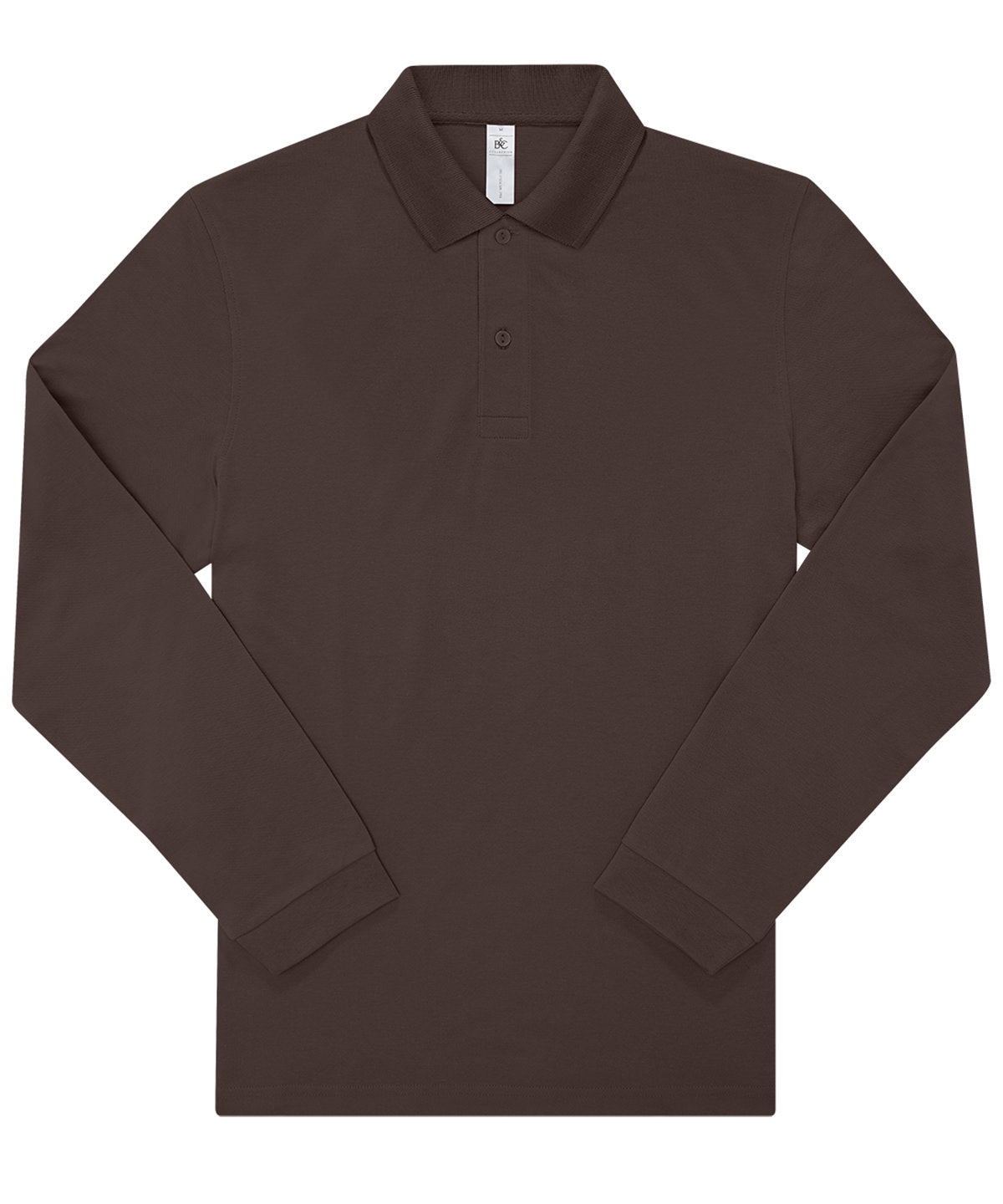 Personalised Polo Shirts - Black B&C Collection B&C My Polo 180 LSL