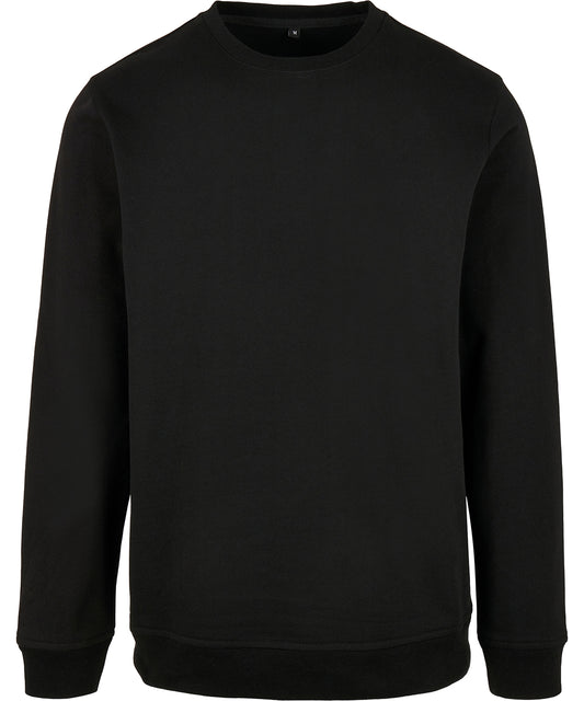 Personalised Sweatshirts - Black Build Your Brand Basic Basic crew neck