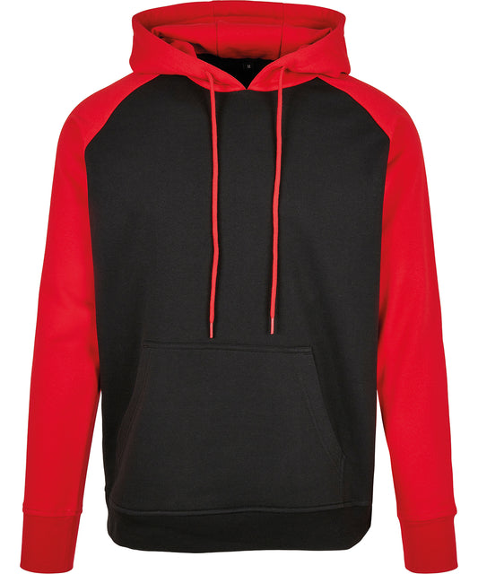 Personalised Hoodies - Black Build Your Brand Basic Basic raglan hoodie