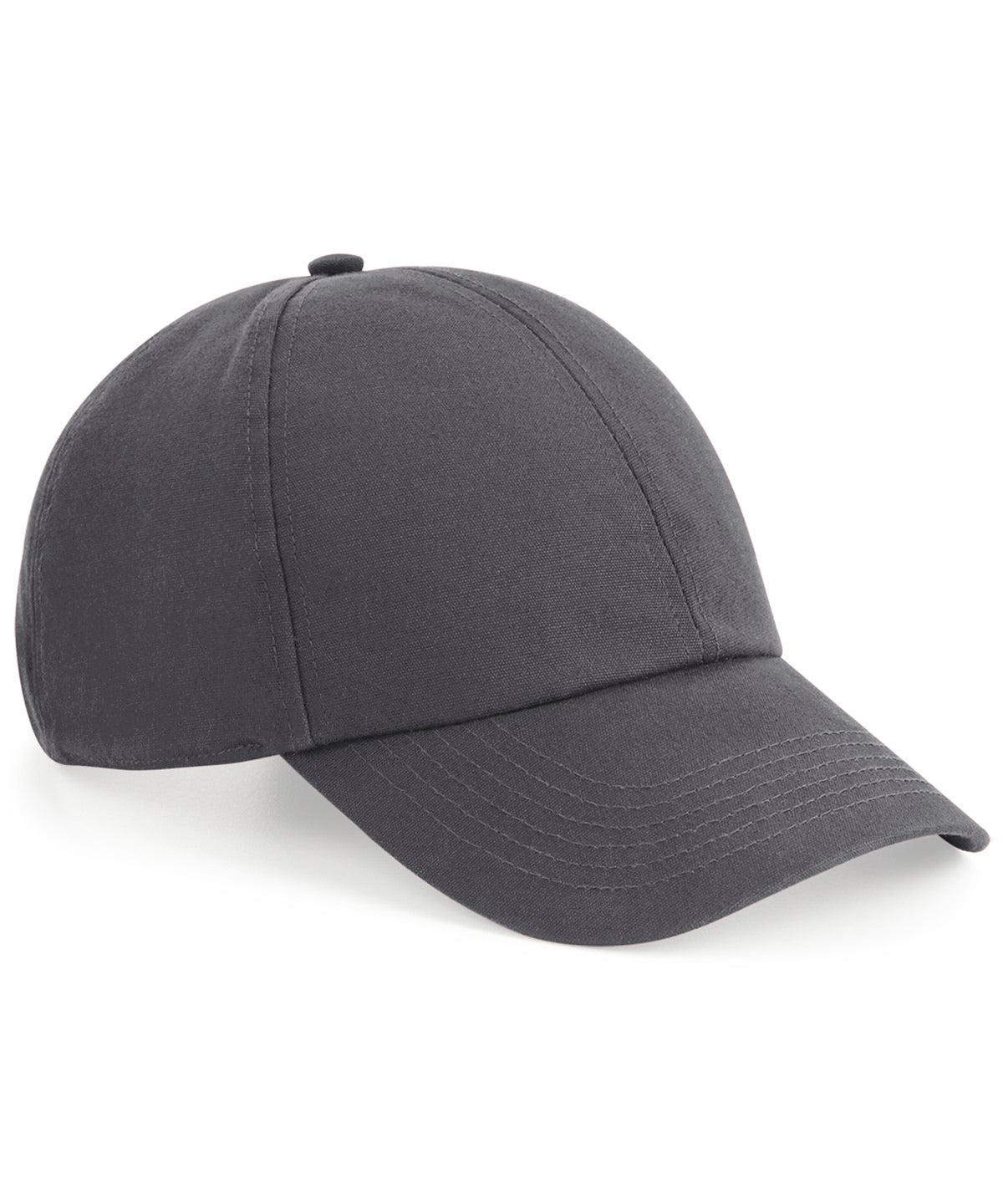 Personalised Caps - Dark Grey Beechfield Organic cotton 6-panel cap