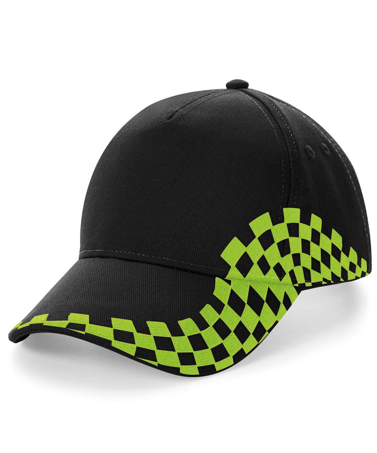 Personalised Caps - Black Beechfield Grand Prix cap