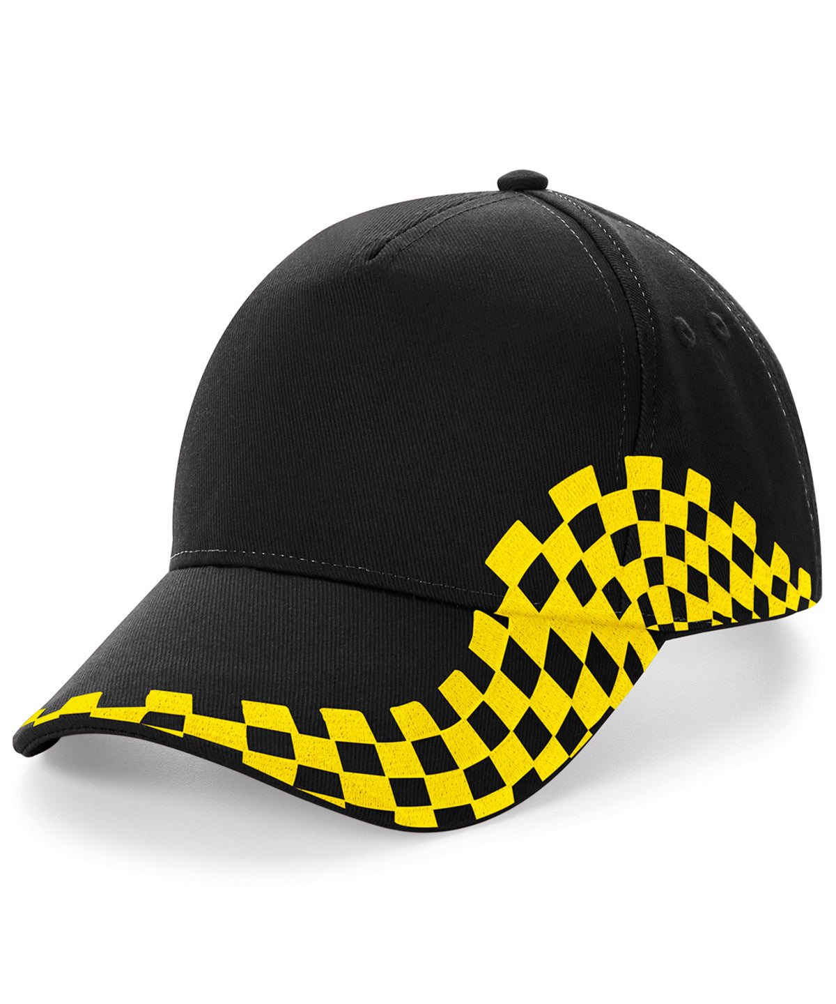 Personalised Caps - Black Beechfield Grand Prix cap