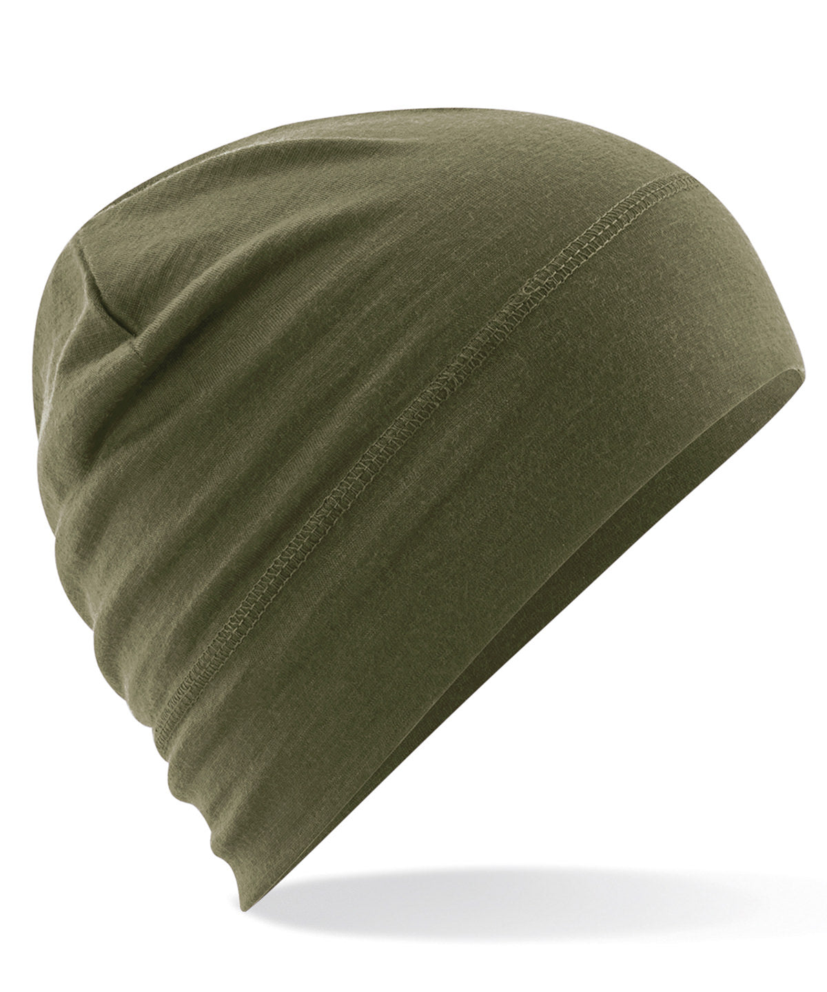 Personalised Hats - Dark Green Beechfield Merino beanie