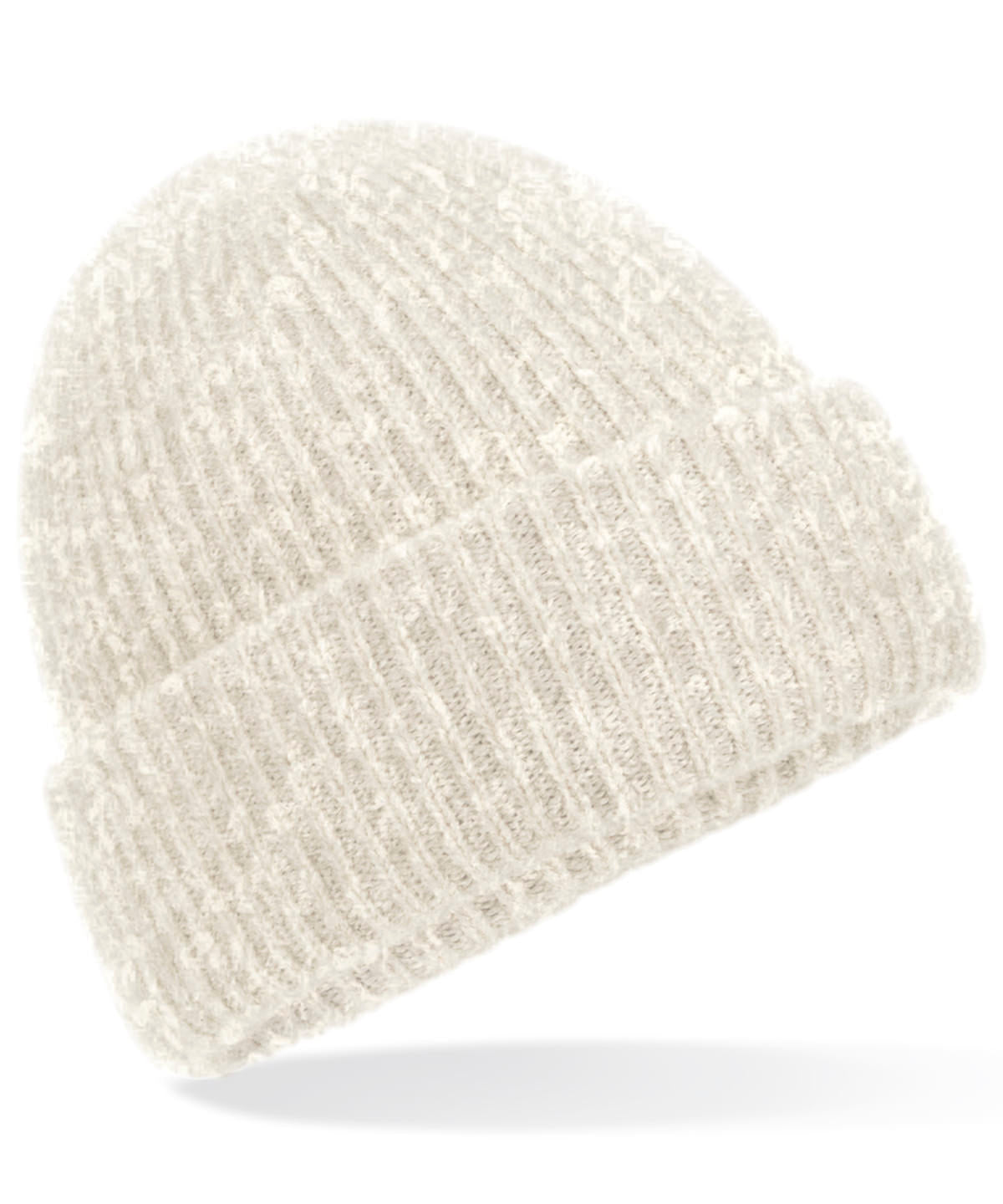 Personalised Hats - Light Brown Beechfield Cosy ribbed beanie