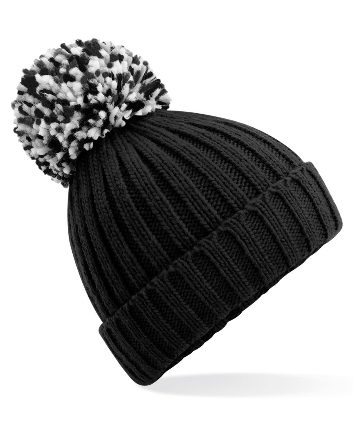 Personalised Hats - Black Beechfield Hygge beanie