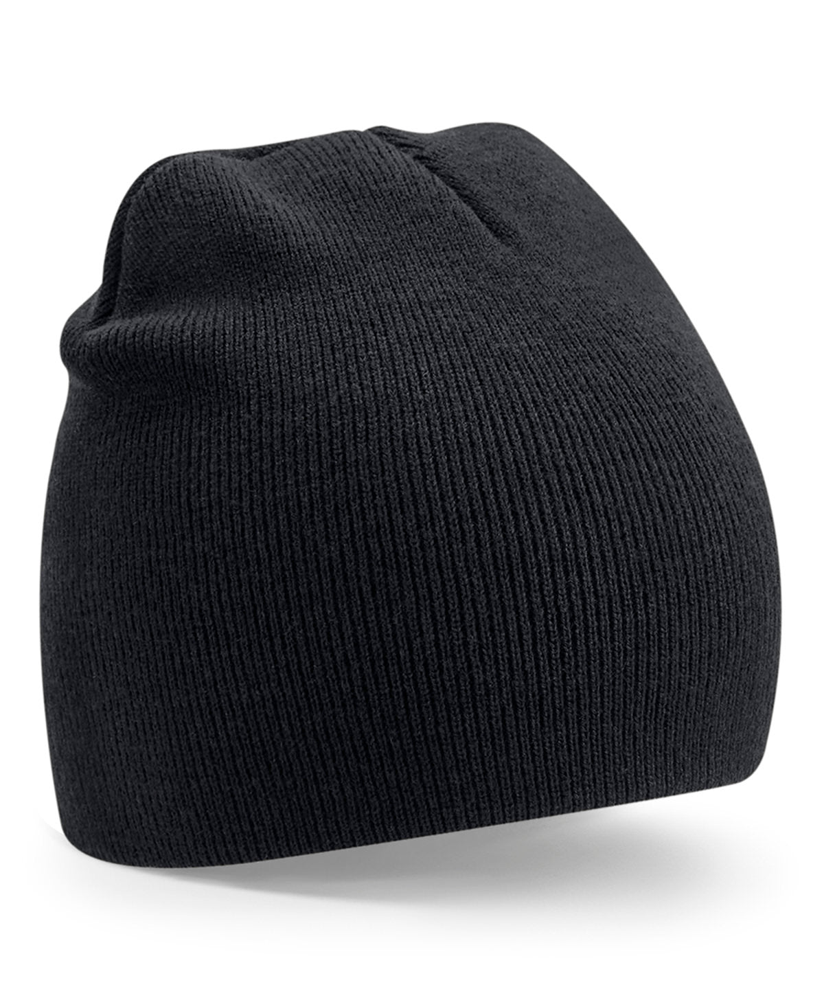 Personalised Hats - Black Beechfield Recycled original pull-on beanie