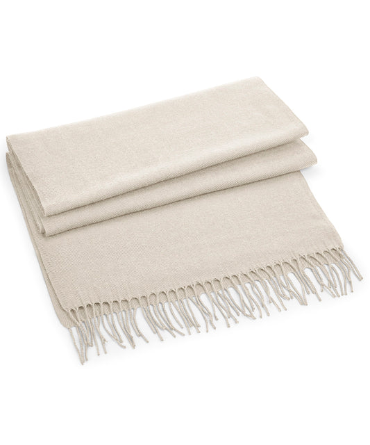 Personalised Scarves - Light Brown Beechfield Classic woven scarf