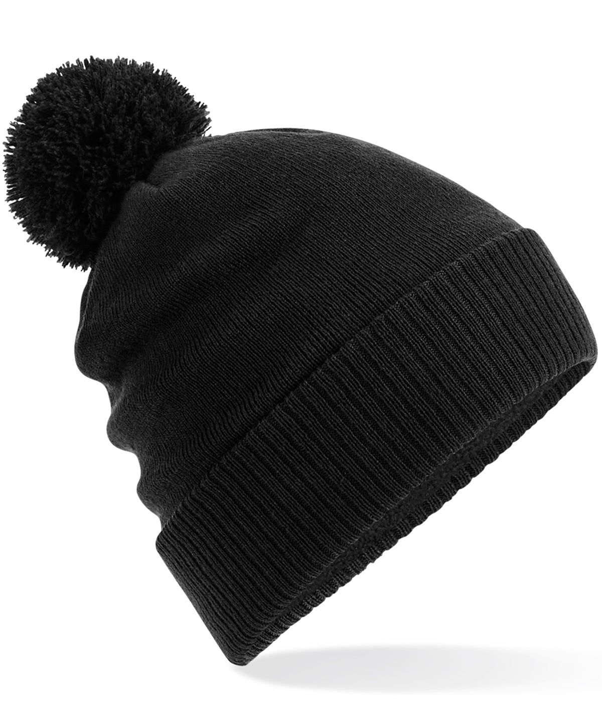 Personalised Hats - Black Beechfield Water-repellent thermal Snowstar® beanie
