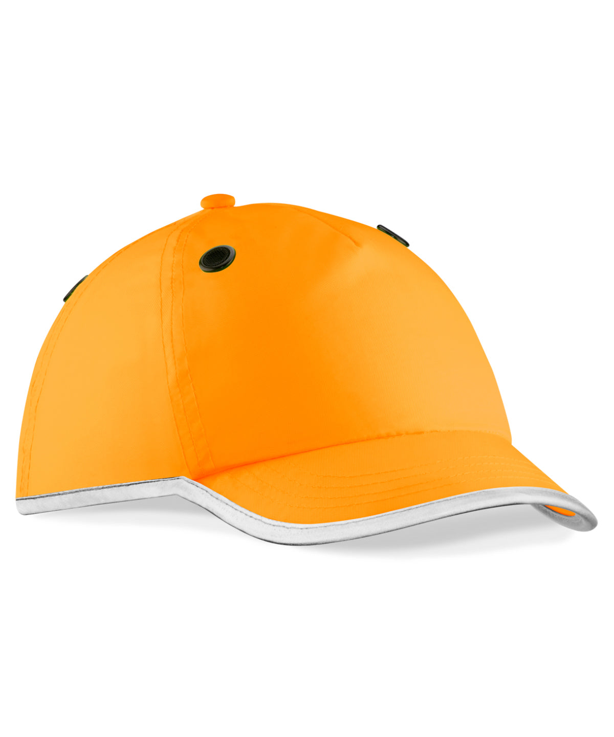 Personalised Caps - Neon Orange Beechfield Enhanced-viz EN812 bump cap