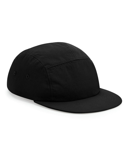 Personalised Caps - Black Beechfield Outdoor 5-panel camper cap