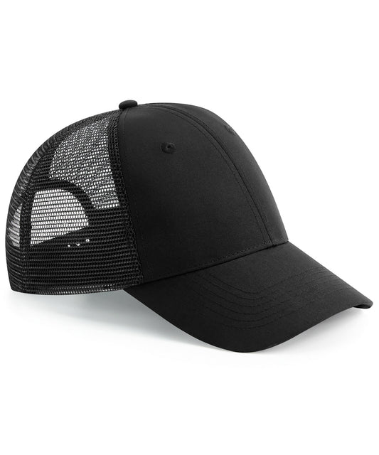 Personalised Caps - Black Beechfield Recycled urbanwear 6-panel snapback trucker