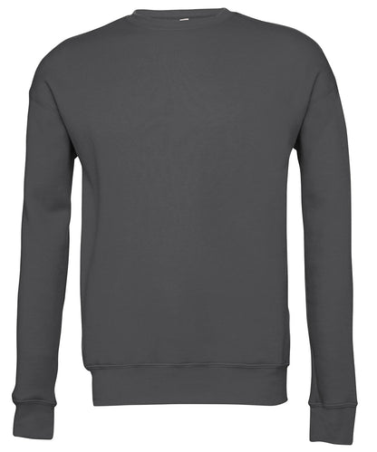 Personalised Sweatshirts - Dark Grey Bella Canvas Unisex drop shoulder fleece