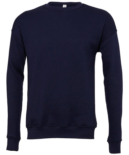 Personalised Sweatshirts - Black Bella Canvas Unisex drop shoulder fleece