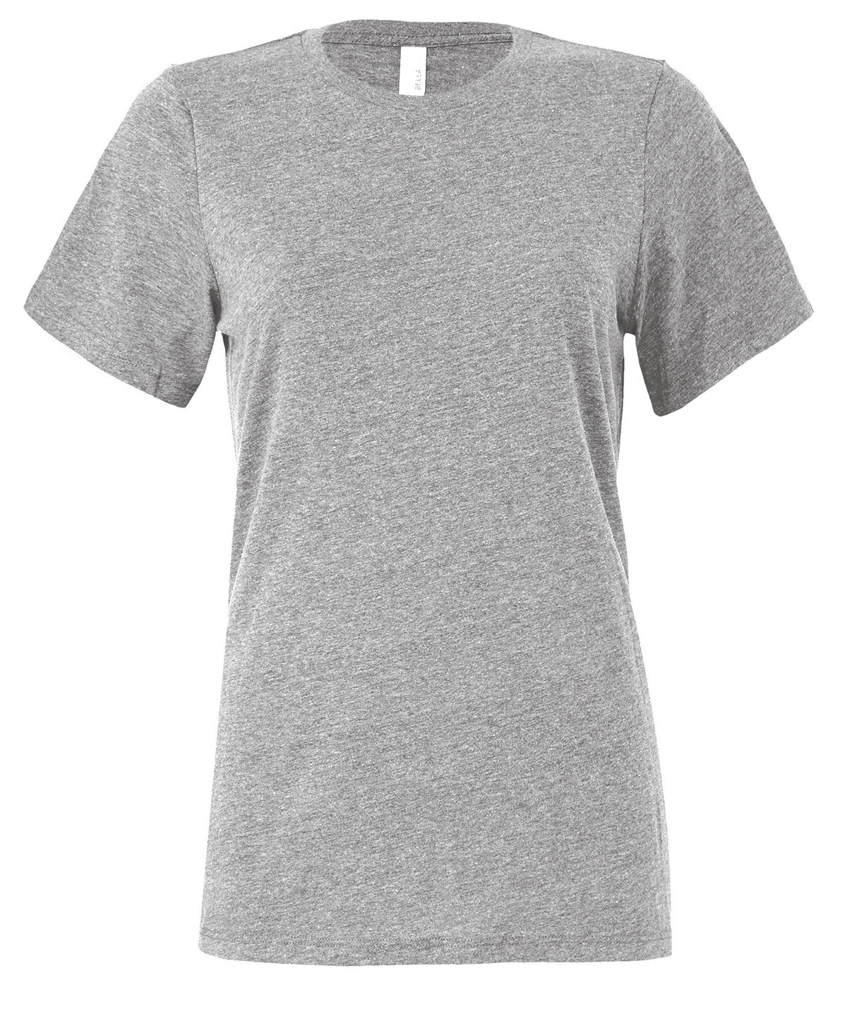 Personalised T-Shirts - Heather Grey Bella Canvas Women's relaxed Jersey short sleeve tee