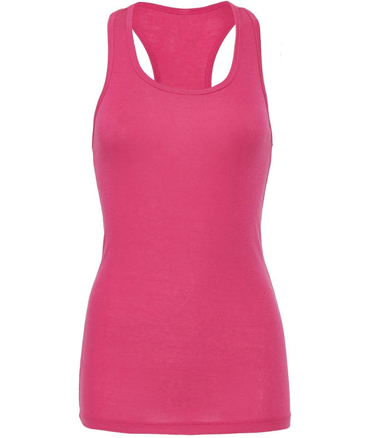 Personalised Vests - Bella Canvas Sheer mini rib racerback tank top