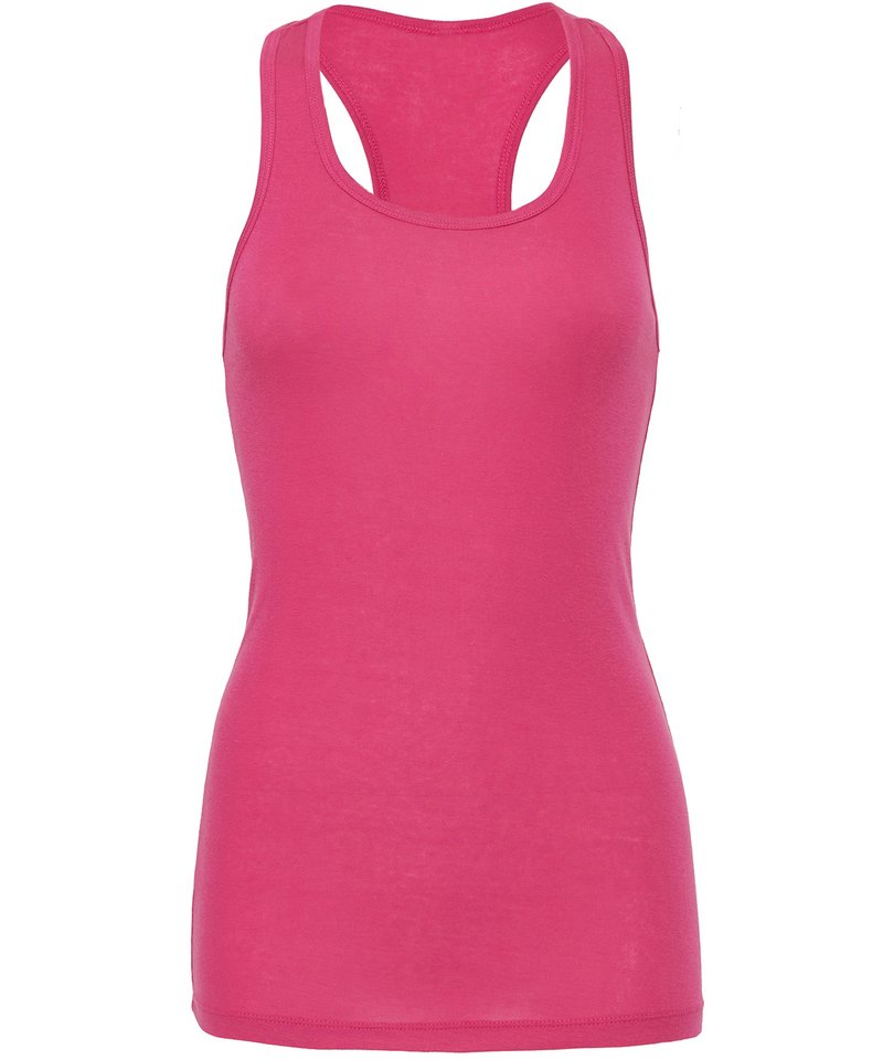 Personalised Vests - Bella Canvas Sheer mini rib racerback tank top