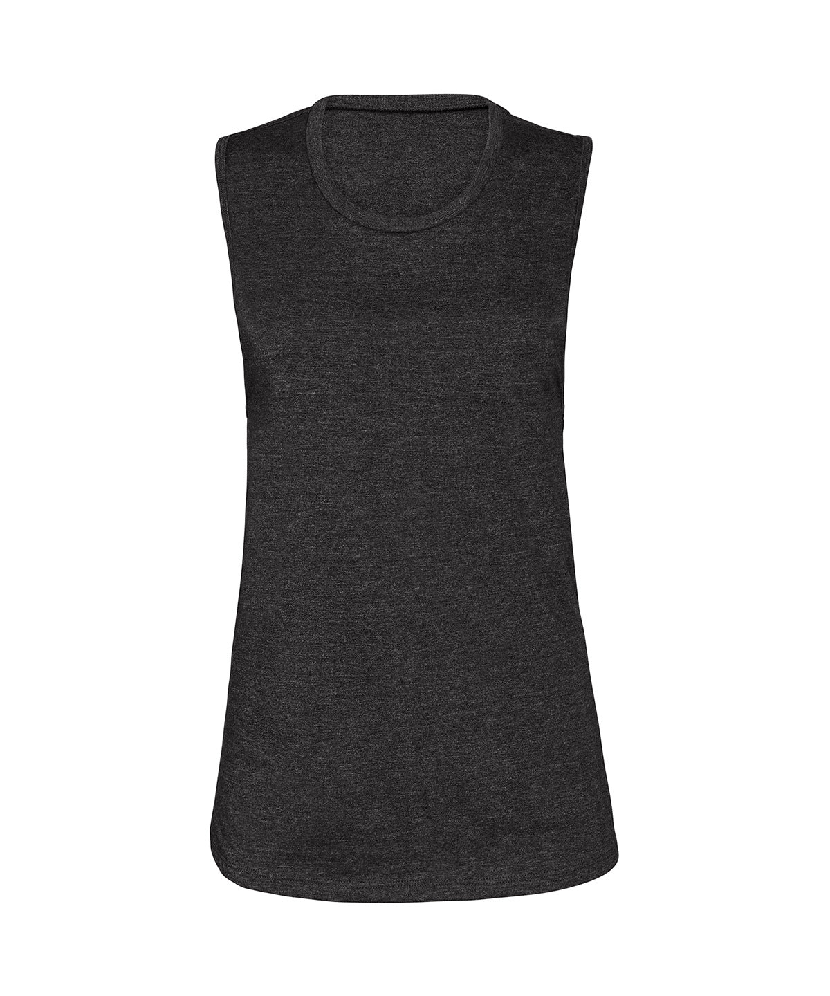 Personalised Vests - Heather Grey Bella Canvas Women's Jersey muscle tank