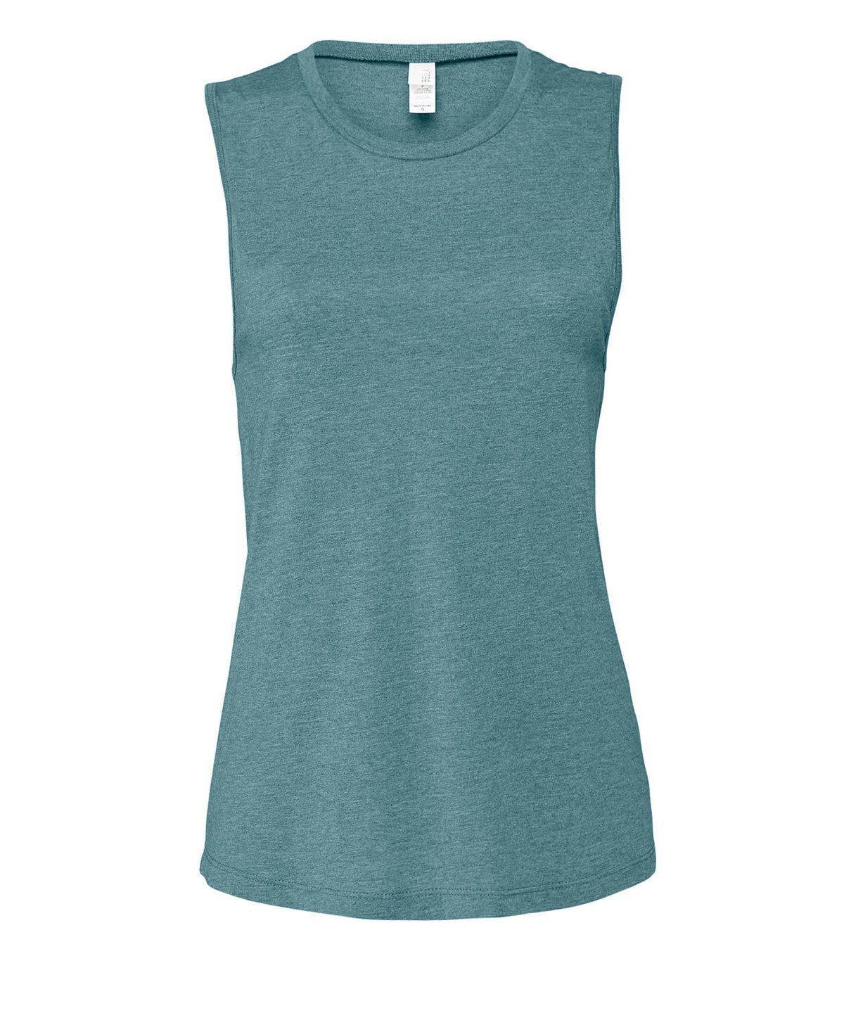 Personalised Vests - Heather Grey Bella Canvas Women's Jersey muscle tank