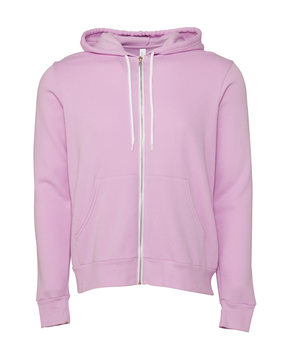 Personalised Hoodies - Black Bella Canvas Unisex polycotton fleece full-zip hoodie