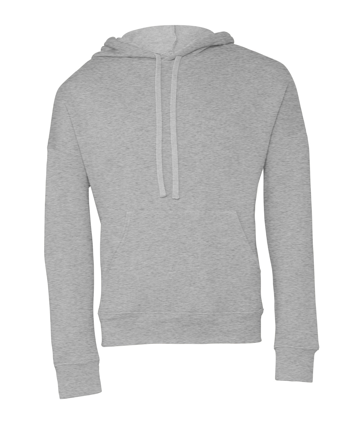 Personalised Hoodies - Heather Grey Bella Canvas Unisex sponge fleece pullover DTM hoodie