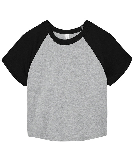 Personalised T-Shirts - Bella Canvas Women’s micro rib raglan baby t-shirt