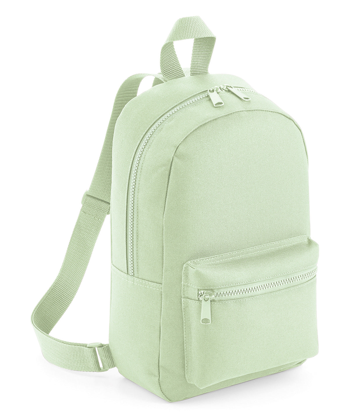 Personalised Bags - Light Green Bagbase Mini essential fashion backpack