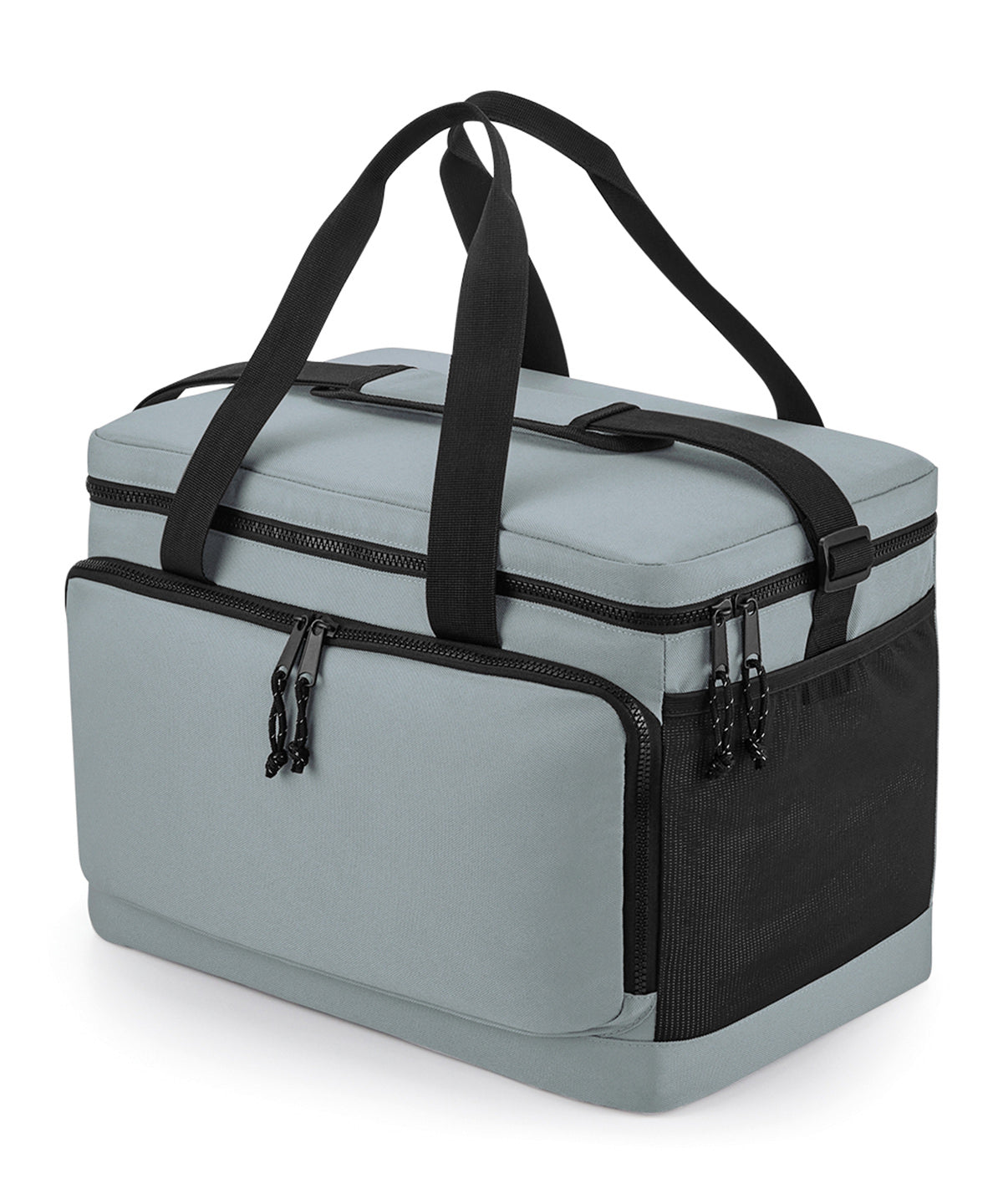 Personalised Bags - Mid Grey Bagbase Recycled large cooler shoulder bag