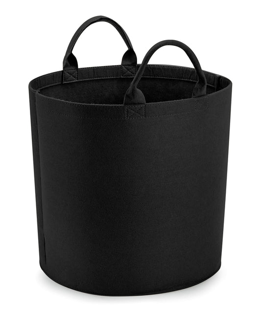 Personalised Bags - Black Bagbase Felt trug