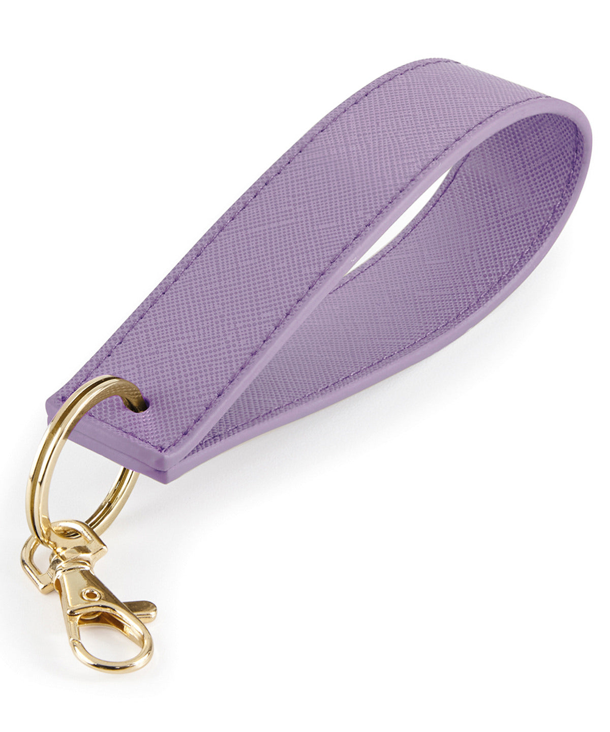 Personalised Keyrings - Light Purple Bagbase Boutique wristlet keyring