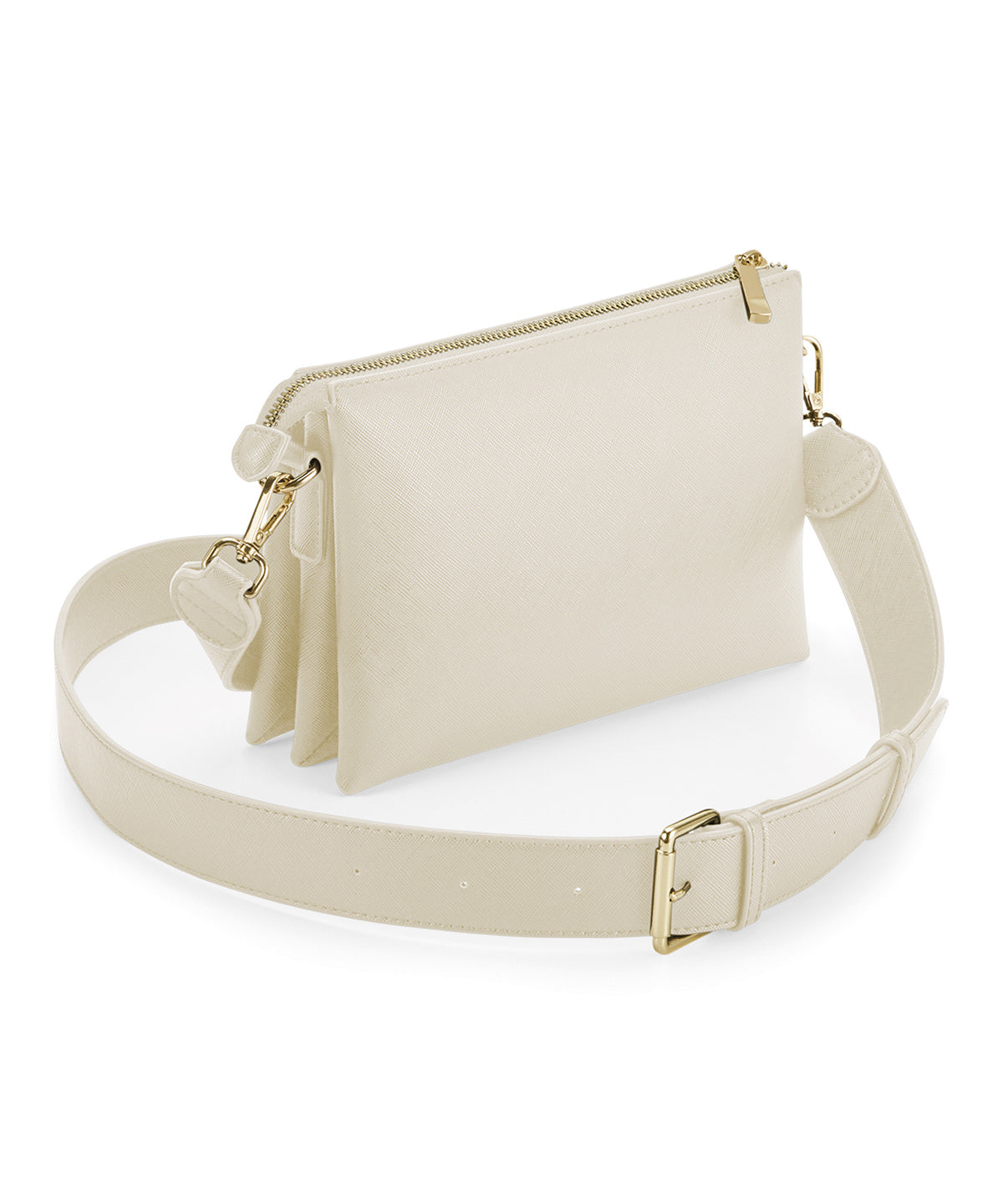 Personalised Bags - Off White Bagbase Boutique soft cross-body bag