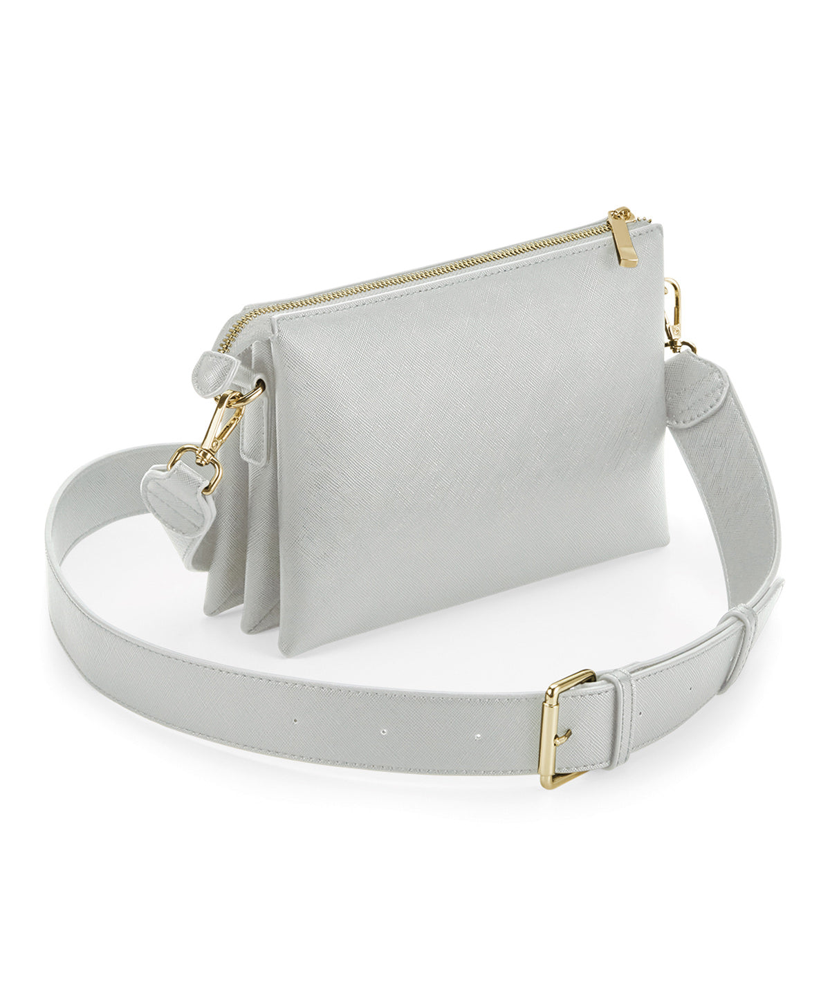 Personalised Bags - Light Grey Bagbase Boutique soft cross-body bag