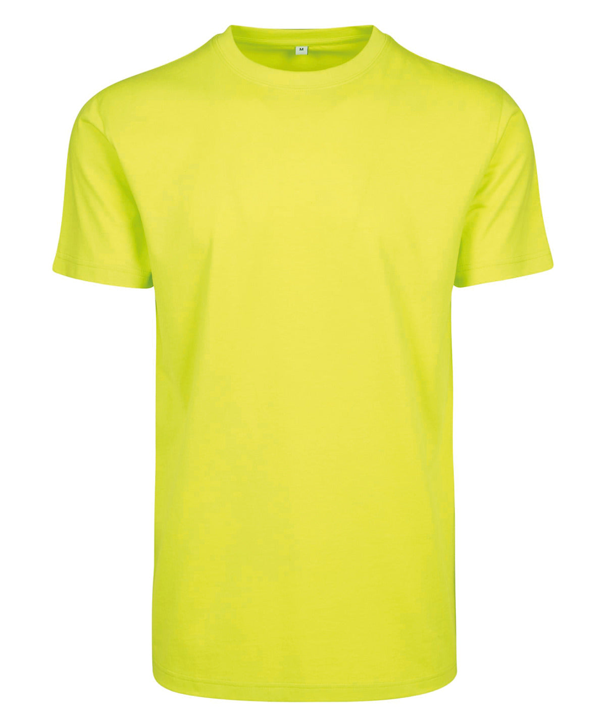 Personalised T-Shirts - Mid Yellow Build Your Brand T-shirt round-neck