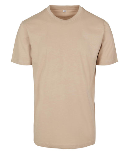 Personalised T-Shirts - Beige Build Your Brand T-shirt round-neck