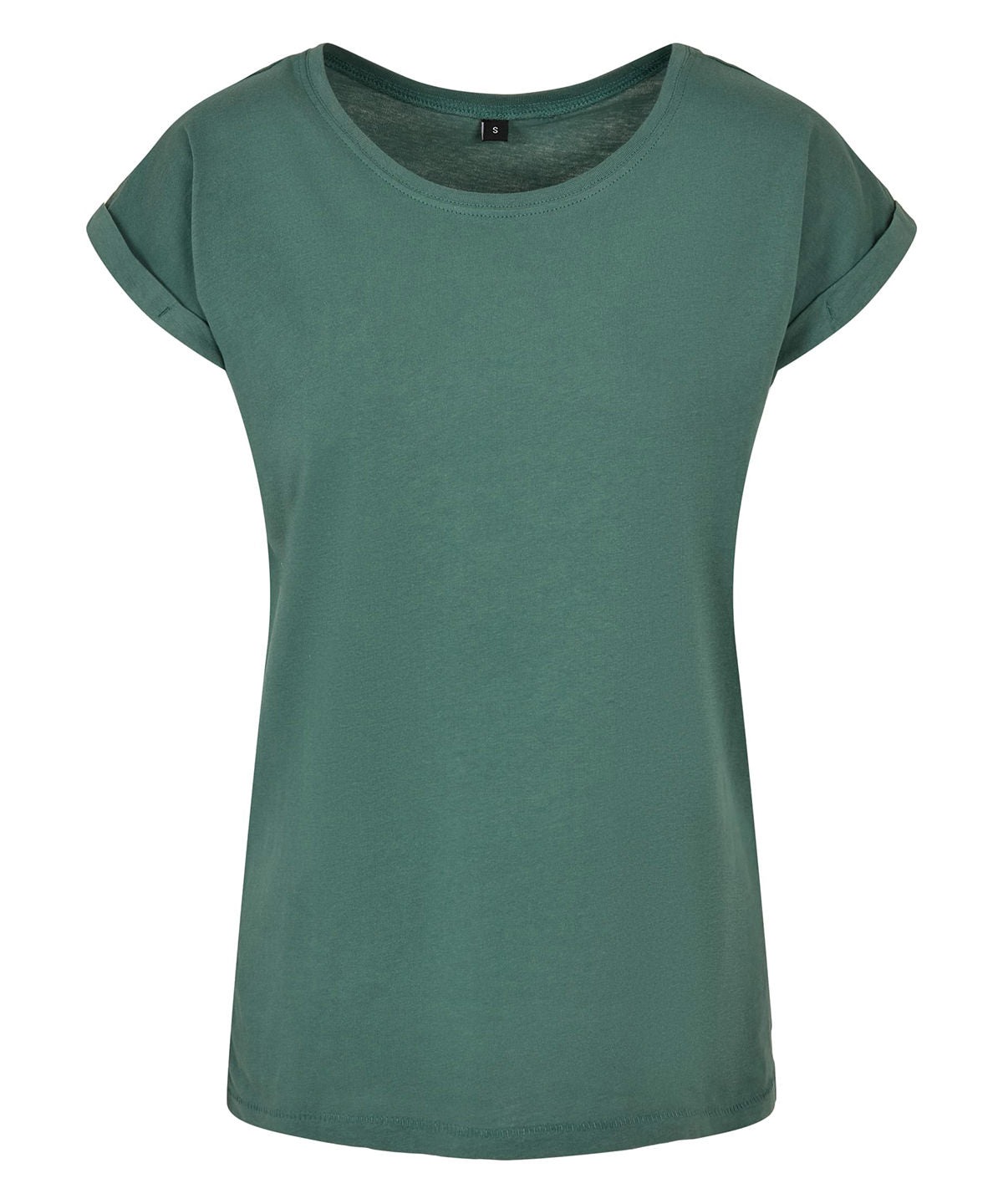 Personalised T-Shirts - Light Green Build Your Brand Women's extended shoulder tee