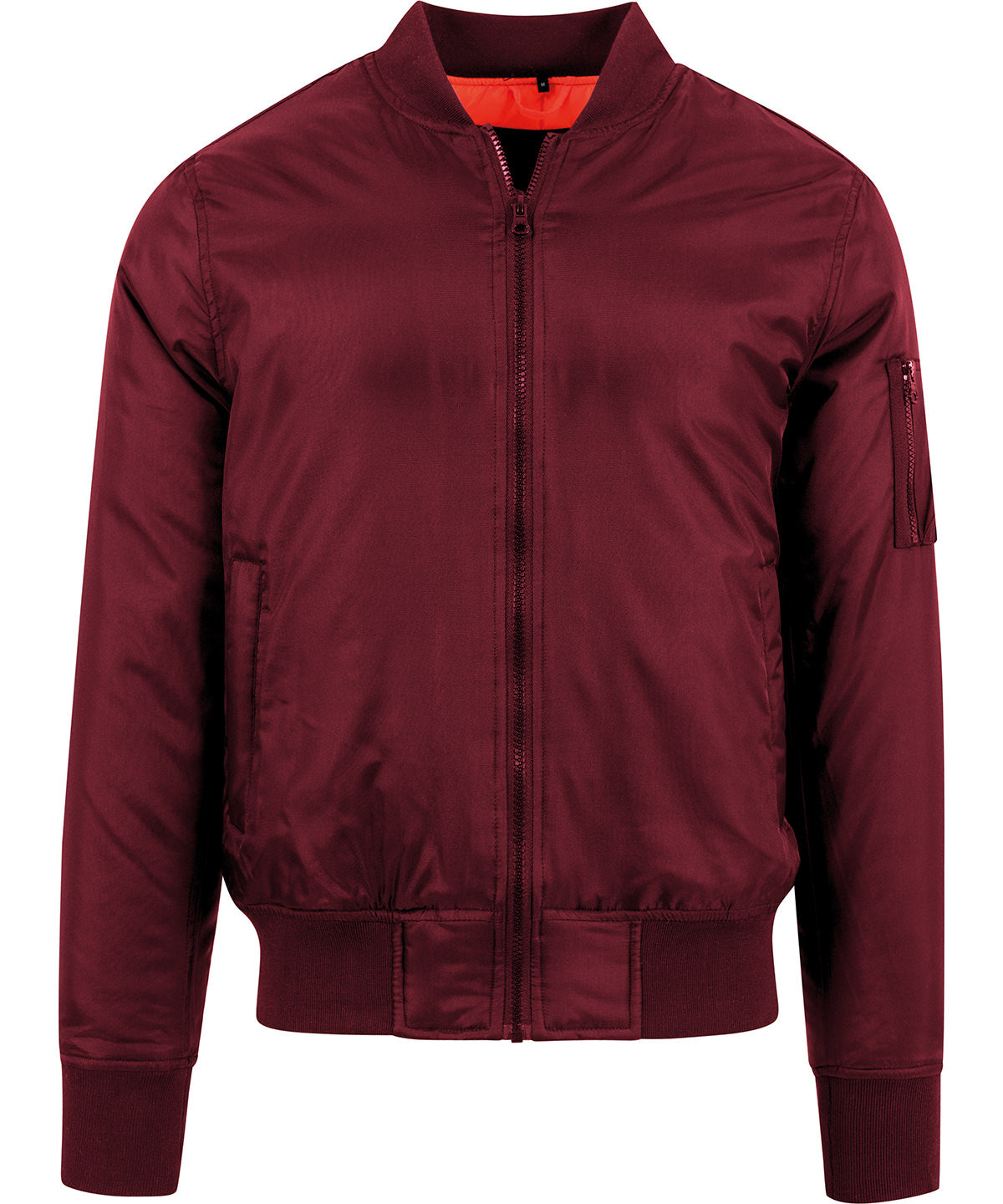 Personalised Jackets - Black Build Your Brand Bomber jacket