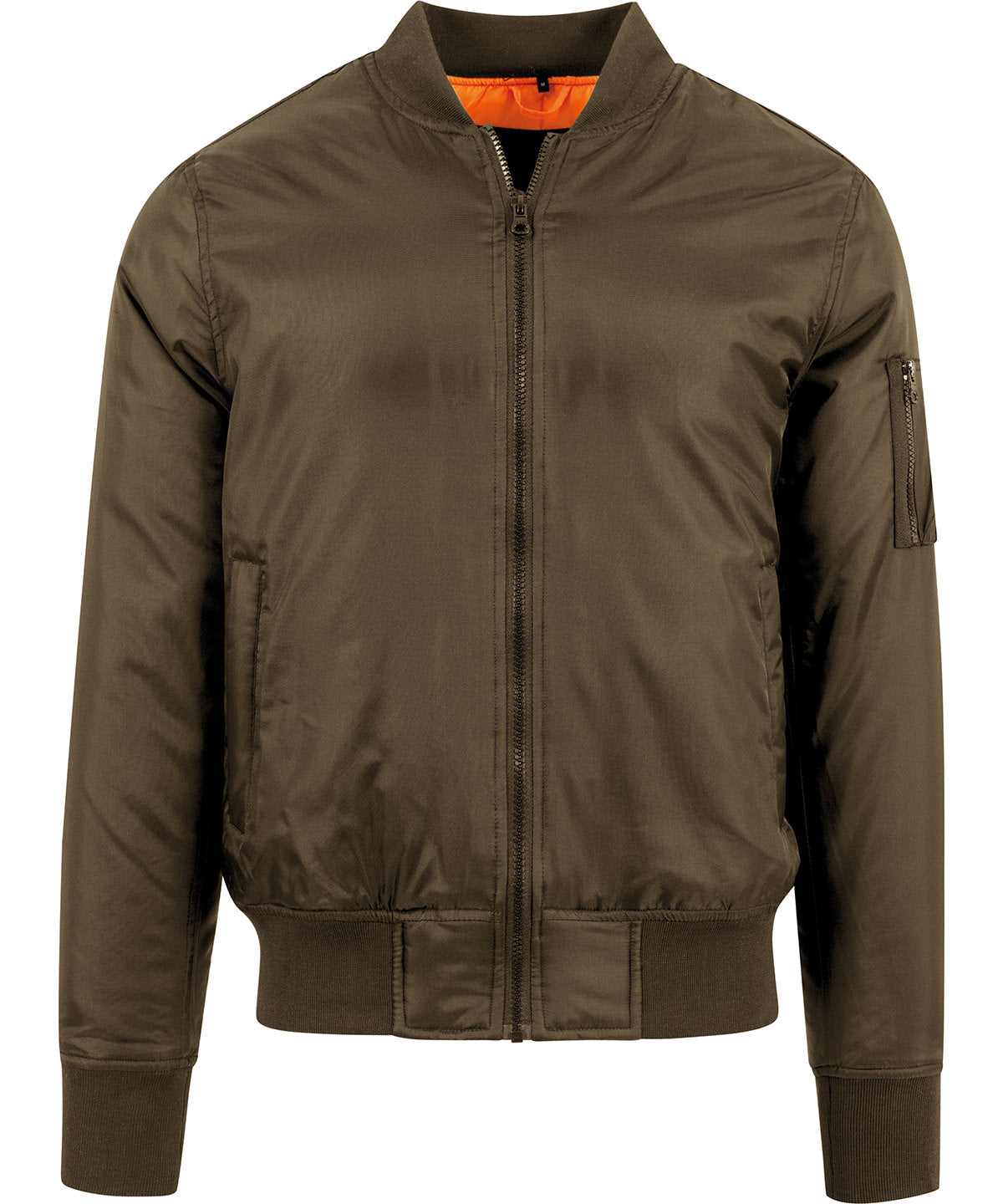 Personalised Jackets - Black Build Your Brand Bomber jacket