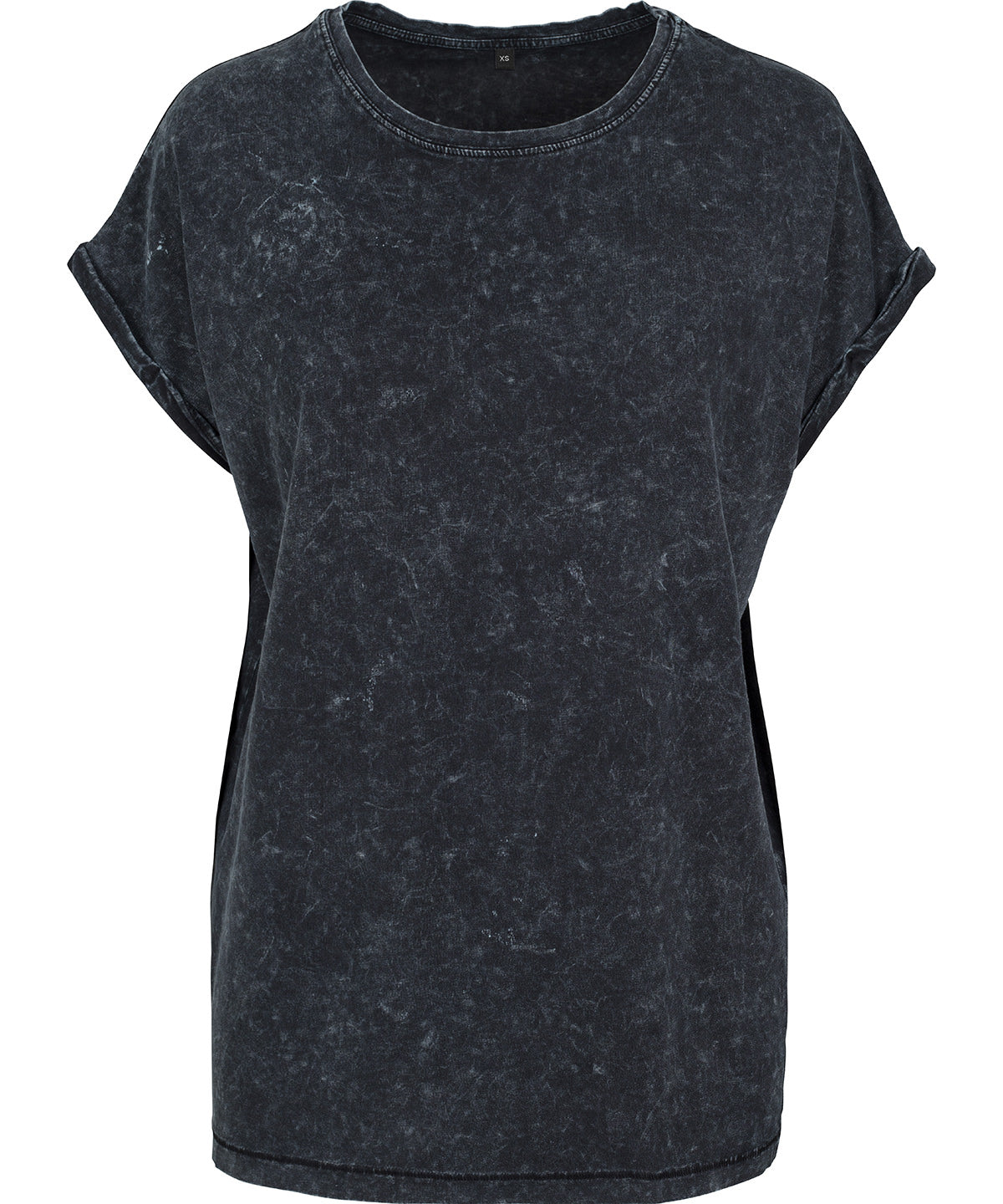 Personalised T-Shirts - Build Your Brand Women's acid washed extended shoulder tee