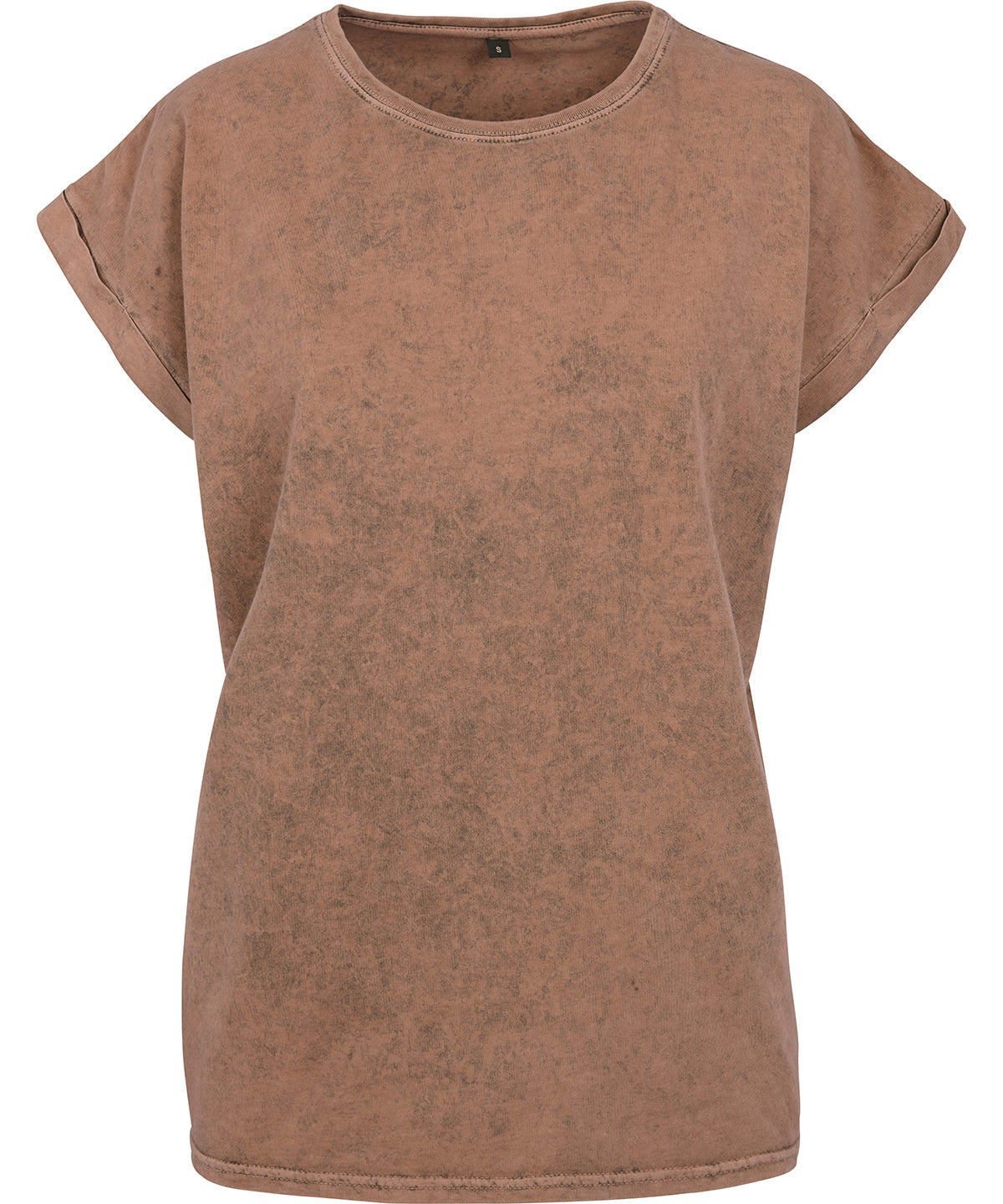 Personalised T-Shirts - Build Your Brand Women's acid washed extended shoulder tee