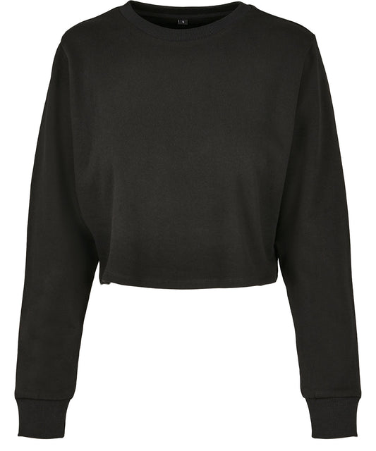 Personalised Sweatshirts - Build Your Brand Women’s terry cropped crew