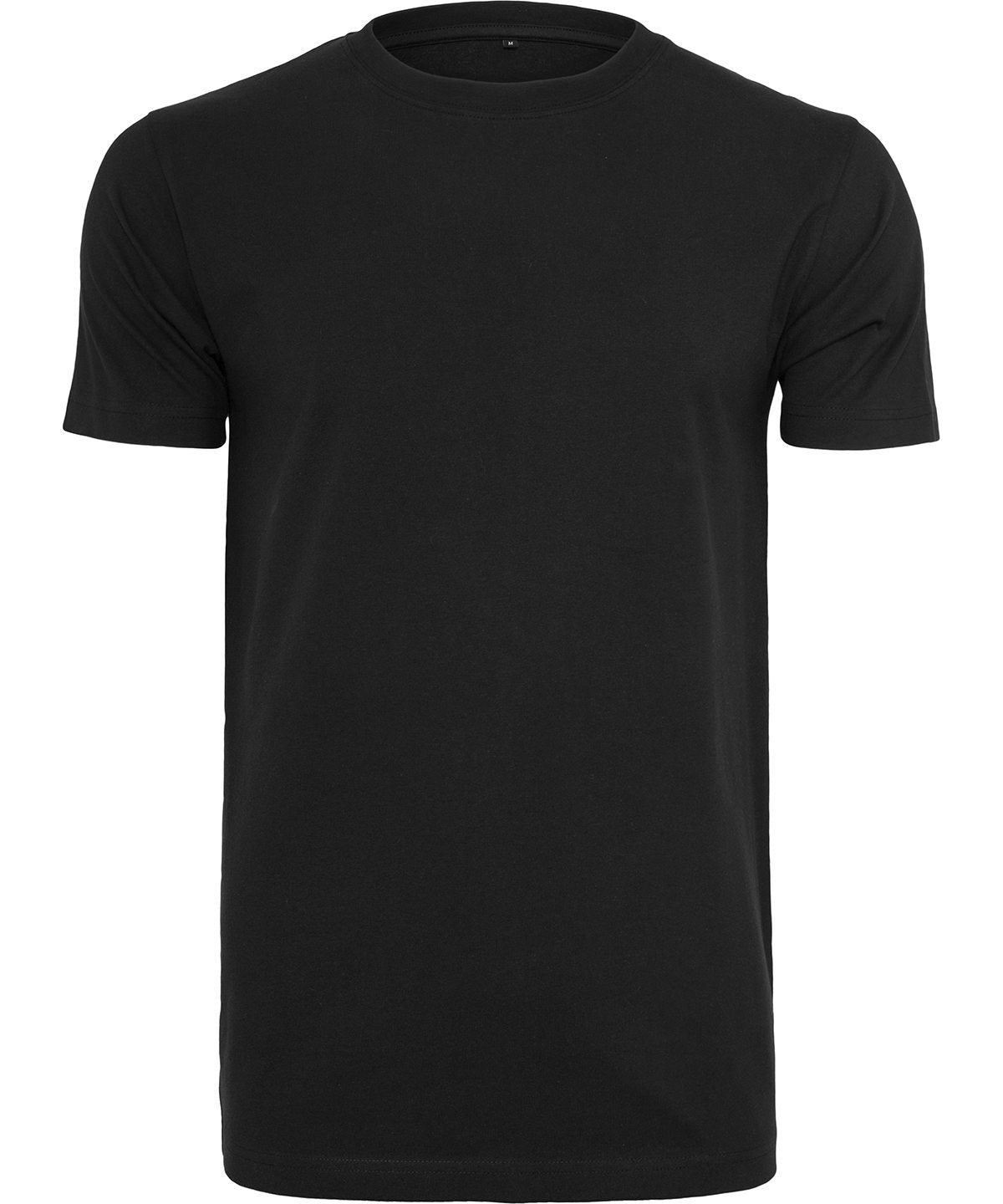 Personalised T-Shirts - Black Build Your Brand Organic t-shirt round neck